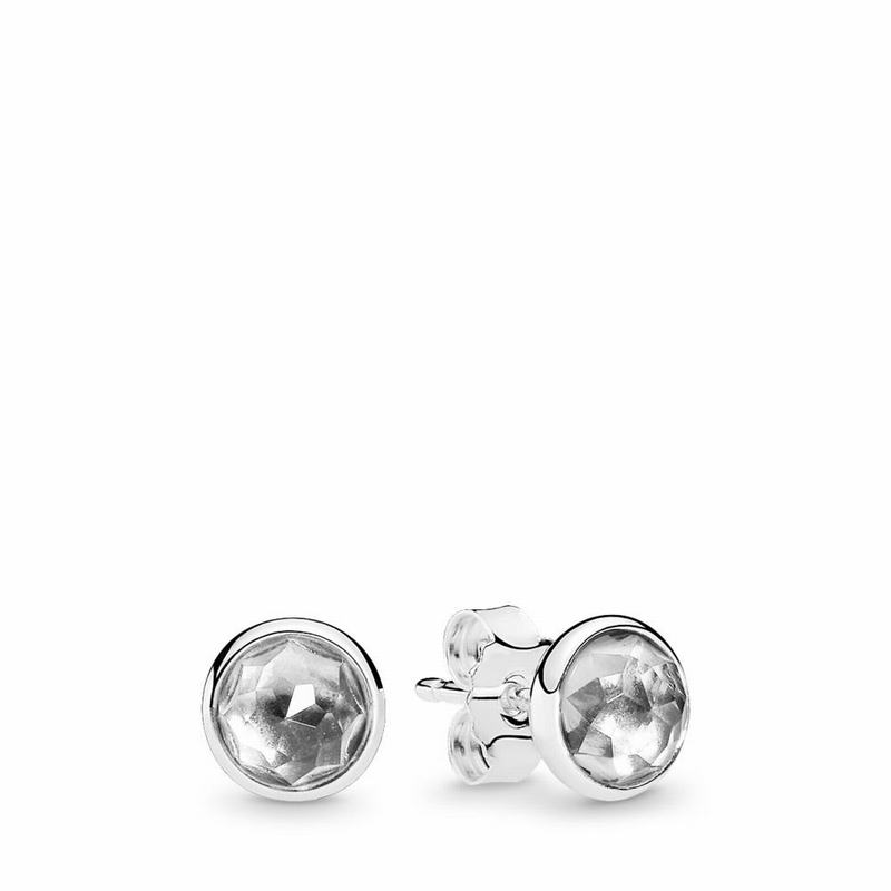 Pandora April Droplets Stud Earrings Silver Egypt PI0594812